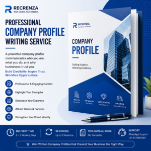 Professional Company Profile Writing Service