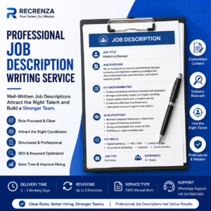 Professional Job Description Writing Service