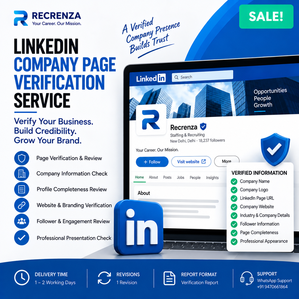 LinkedIn Company Page Verification Service