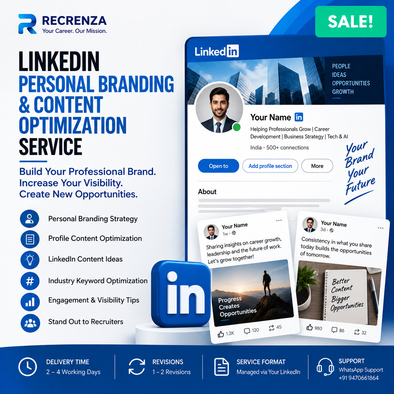 LinkedIn Personal Branding & Content Optimization Service